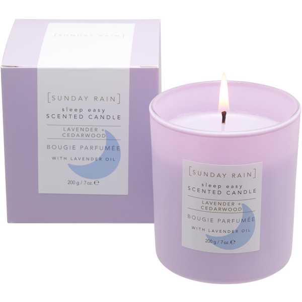 Sunday Rain Sleep Easy Lavendel Candle (Kuva 2 tuotteesta 5)