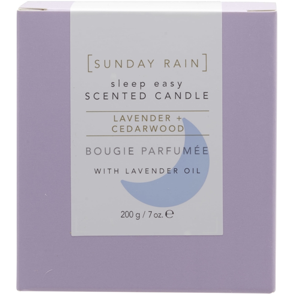 Sunday Rain Sleep Easy Lavendel Candle (Kuva 4 tuotteesta 5)