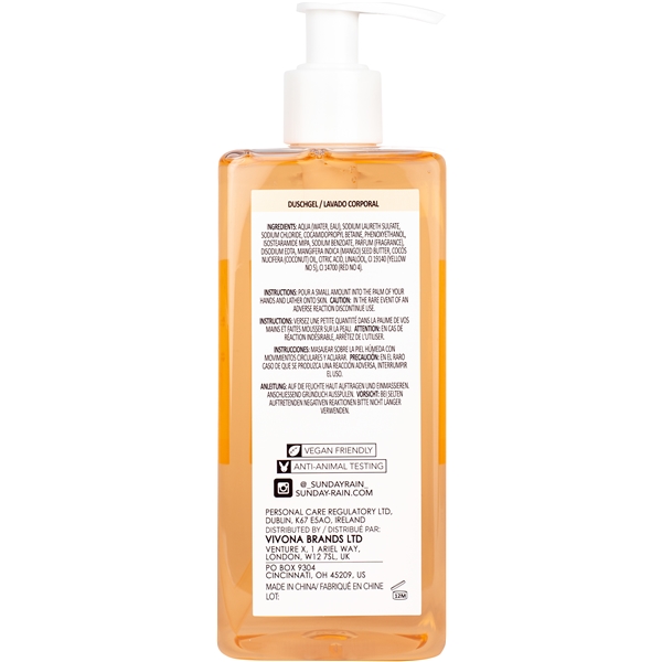 Sunday Rain Mango & Coconut Body Wash (Kuva 2 tuotteesta 2)