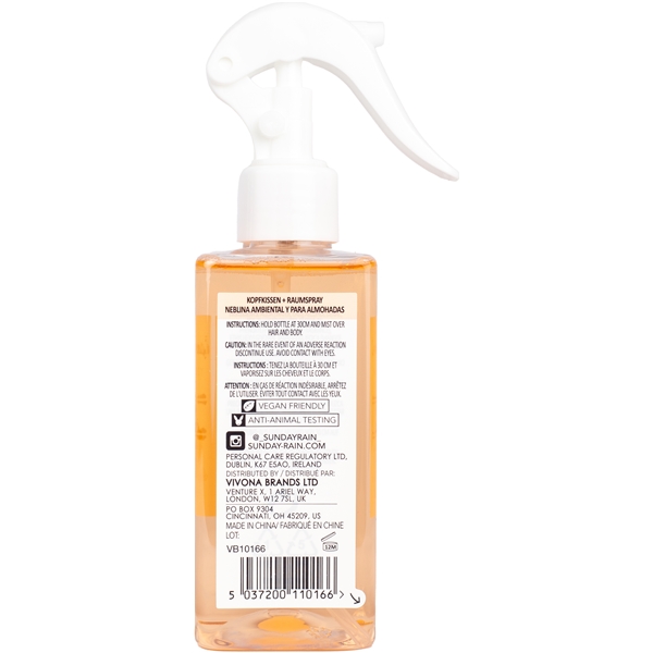 Sunday Rain Mango & Coconut Hair + Body Mist (Kuva 2 tuotteesta 2)