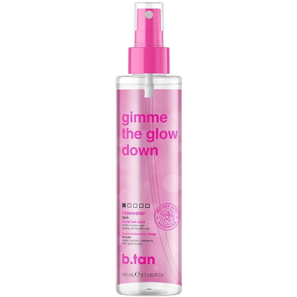 Gimme The Glow Down Facial Tan Mist (Kuva 1 tuotteesta 6)