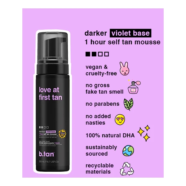 Love At First Tan Self Tan Mousse (Kuva 3 tuotteesta 5)