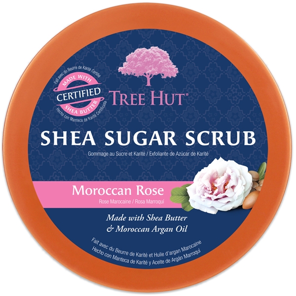 Tree Hut Shea Sugar Scrub Moroccan Rose (Kuva 2 tuotteesta 2)