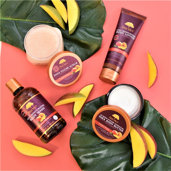 Tree Hut Shea Body Lotion Tropical Mango (Kuva 3 tuotteesta 3)