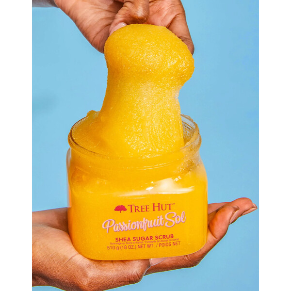 Tree Hut Passionfruit Sol Shea Sugar Scrub (Kuva 6 tuotteesta 7)