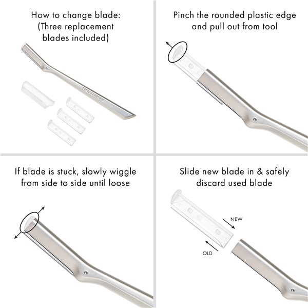 Tweezerman Facial Razor Replacement Blades (Kuva 2 tuotteesta 4)