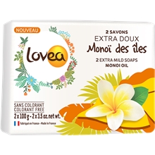 1 set - Lovea Monoï Oil Extra Mild Soap Set