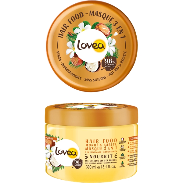 Lovea Monoï & Shea 3 in 1 Hair Mask - Dry hair