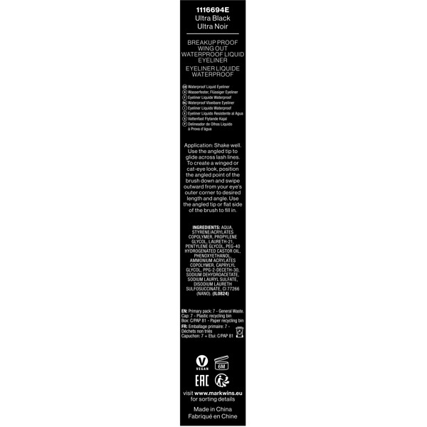 Breakup Proof Wing Out Waterproof Liquid Eyeliner (Kuva 6 tuotteesta 9)