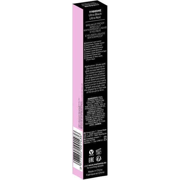 Breakup Proof Wing Out Waterproof Liquid Eyeliner (Kuva 7 tuotteesta 9)