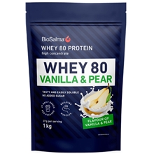 1 kg - Pear/Vanilla - Whey 80