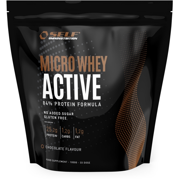 Micro Whey Active 1 kg Suklaa, SELF Omninutrition