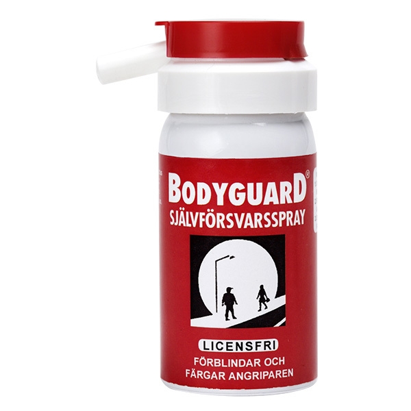 Självförsvarsspray färgad 45 ml, Bodyguard