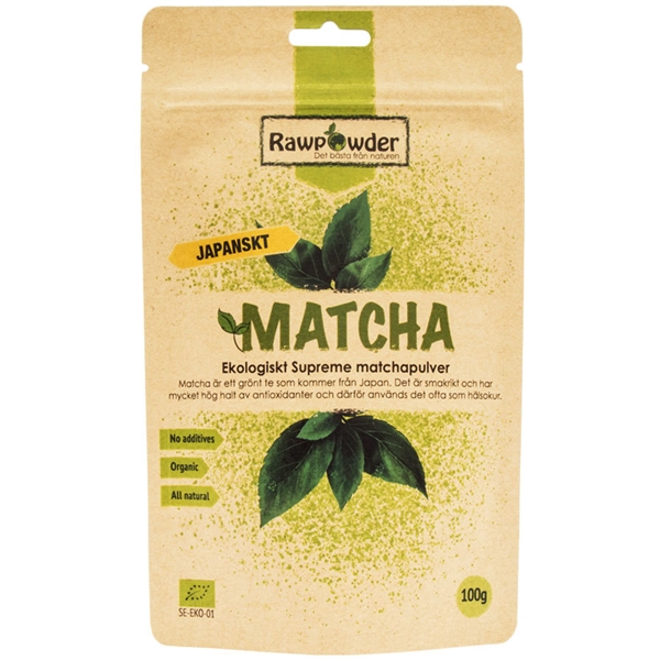 Matcha Te pulver