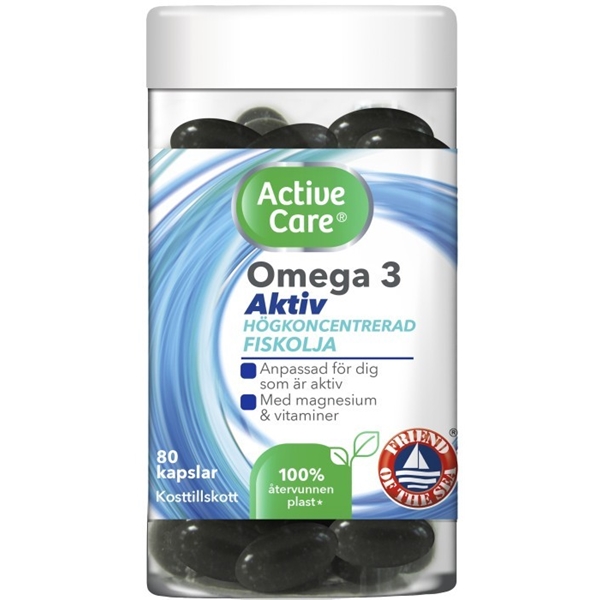 Active Care Omega-3 80 kapselia