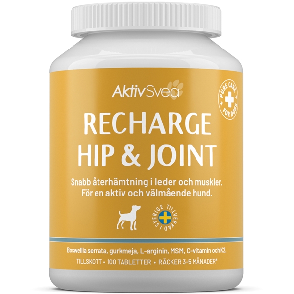 Recharge Hip&Joint 100 tablettia, Aktiv Svea