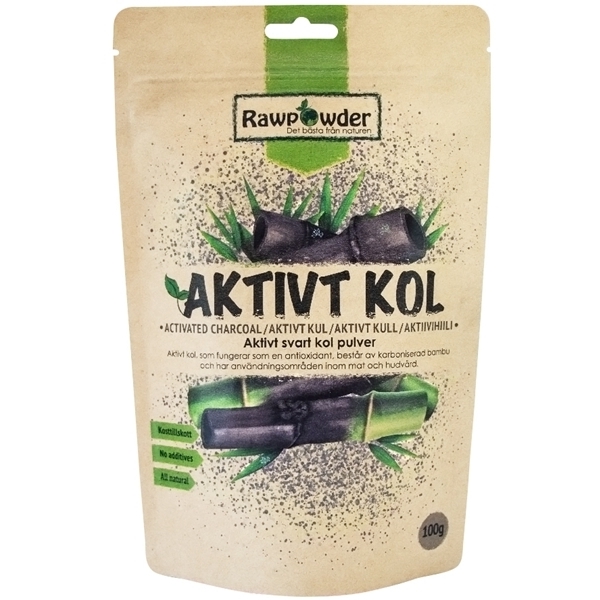 Aktivt Kol 100 gr, Rawpowder