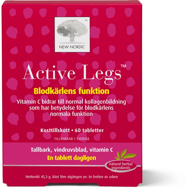 Active Legs 60 tablettia, New Nordic