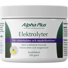 Alpha Plus Elektrolyter Citron 200 gr