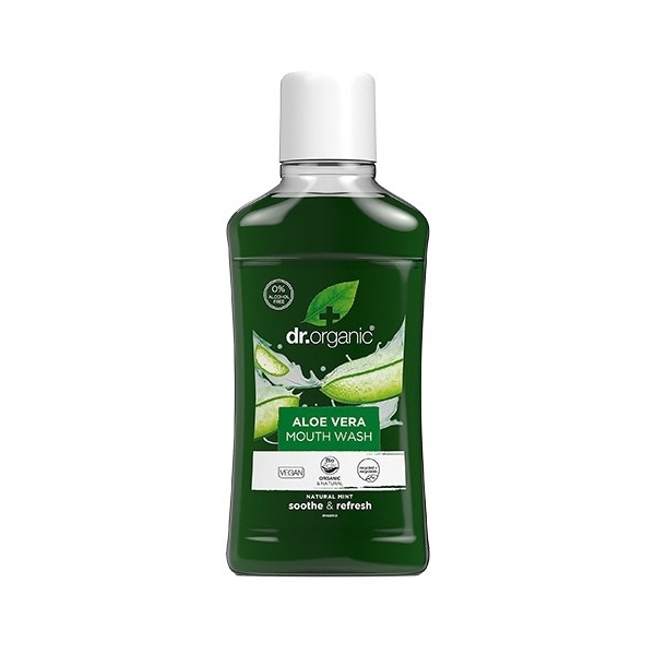 Aloe Vera Mouthwash 500 ml, Dr Organic