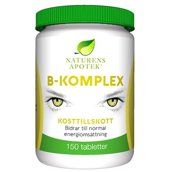 B-komplex 150 tablettia, Naturens apotek