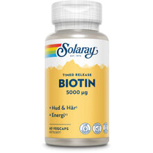 Solaray Biotin 60 kapselia