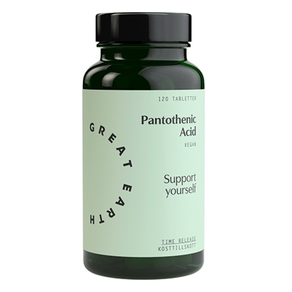 B-5 Pantothenic acid 120 tablettia, Great Earth