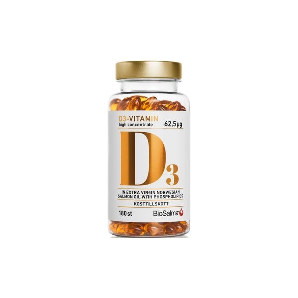 BioSalma D3-vitamin 62,5µg high concentrate