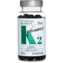 BioSalma K2 90µg + D3-vitamin 25µg