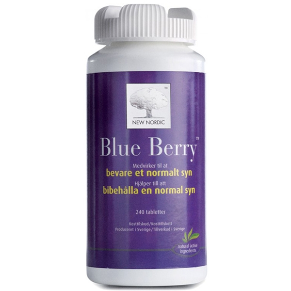 New Nordic Blue Berry Plus Ögonvitamin 240 tablettia