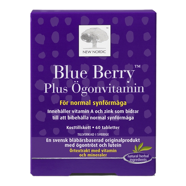 New Nordic Blue Berry Plus Ögonvitamin (Kuva 1 tuotteesta 2)