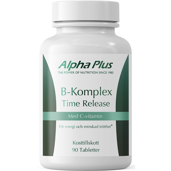 B-komplex Time Release 90 tablettia, Alpha Plus