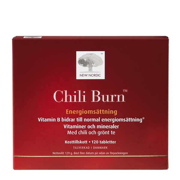 Chili Burn 120 tablettia, New Nordic