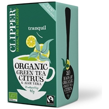 20 pussia - Clipper Green Tea Citrus Aloe Vera