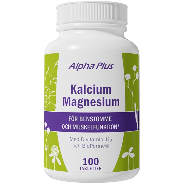 Kalcium Magnesium 100 tablettia, Alpha Plus