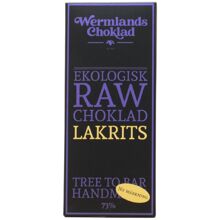 50 gr - WerChoklad RAW Lakrits