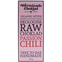 50 gr - WerChoklad RAW Chili Passion