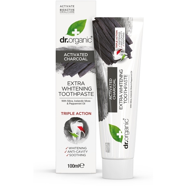 Charcoal - Toothpaste 100 ml, Dr Organic