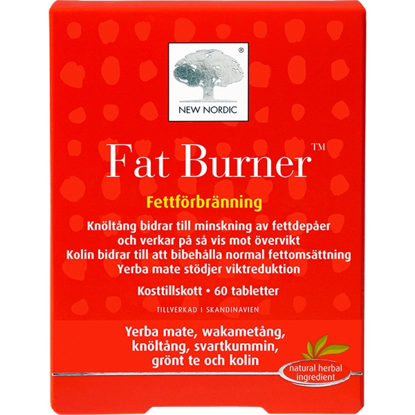 Fat Burner 60 tablettia, New Nordic