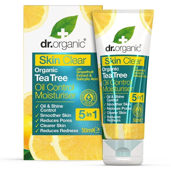 Skin Clear Oil Control Moisturiser 50 ml, Dr Organic