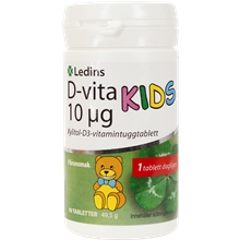 90 tablettia - D-vita KIDS 10mcg