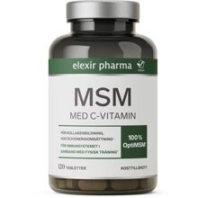 Elexir MSM + Vitamin C 120 tablettia