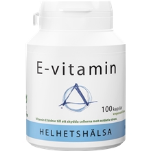 100 kapselia - E-vitamin, naturlig