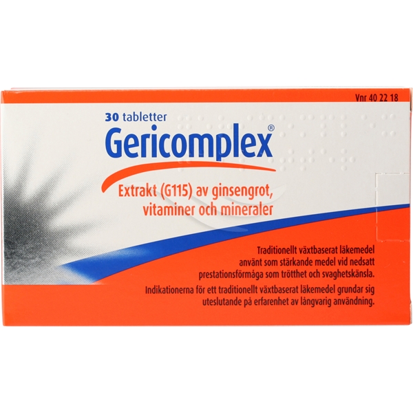 Gericomplex tablett