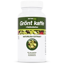 60 kapselia - Grönt kaffe + Hallonketon