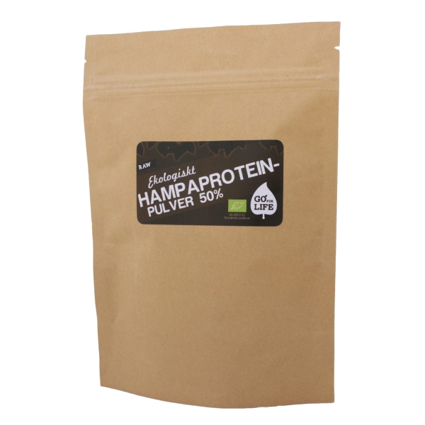 Hampapulver 50% protein Raw Eko (Kuva 1 tuotteesta 2)