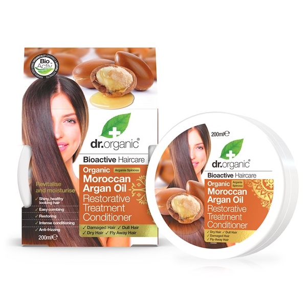 Moroccan Argan Oil Restorative Conditioner 200 ml, Dr Organic