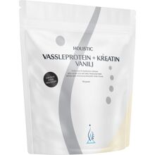 Holistic Vassleprotein + kreatin vanilj 750 gr
