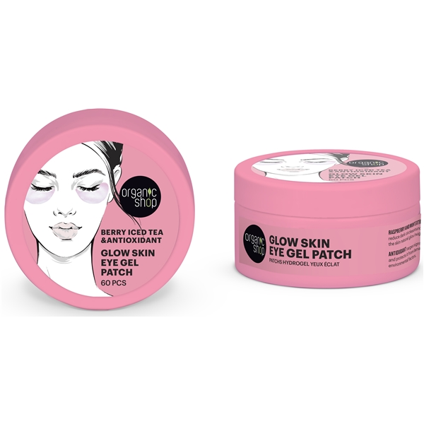 Glow Skin Eye Gel Patch Berry Iced tea