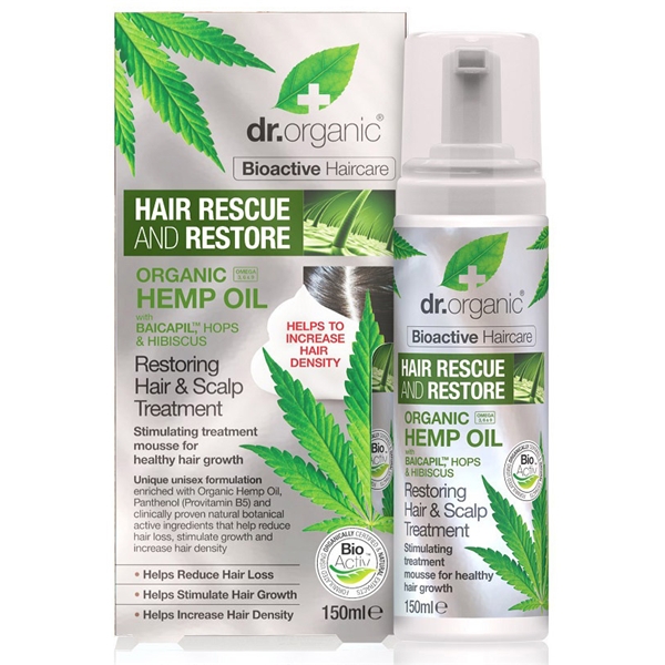 Hemp Oil - Hair & Scalp Treatment 150 ml, Dr Organic